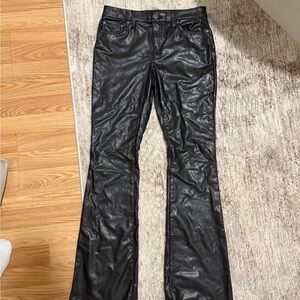 Banana Republic Black Low-Rise Bootcut Pants